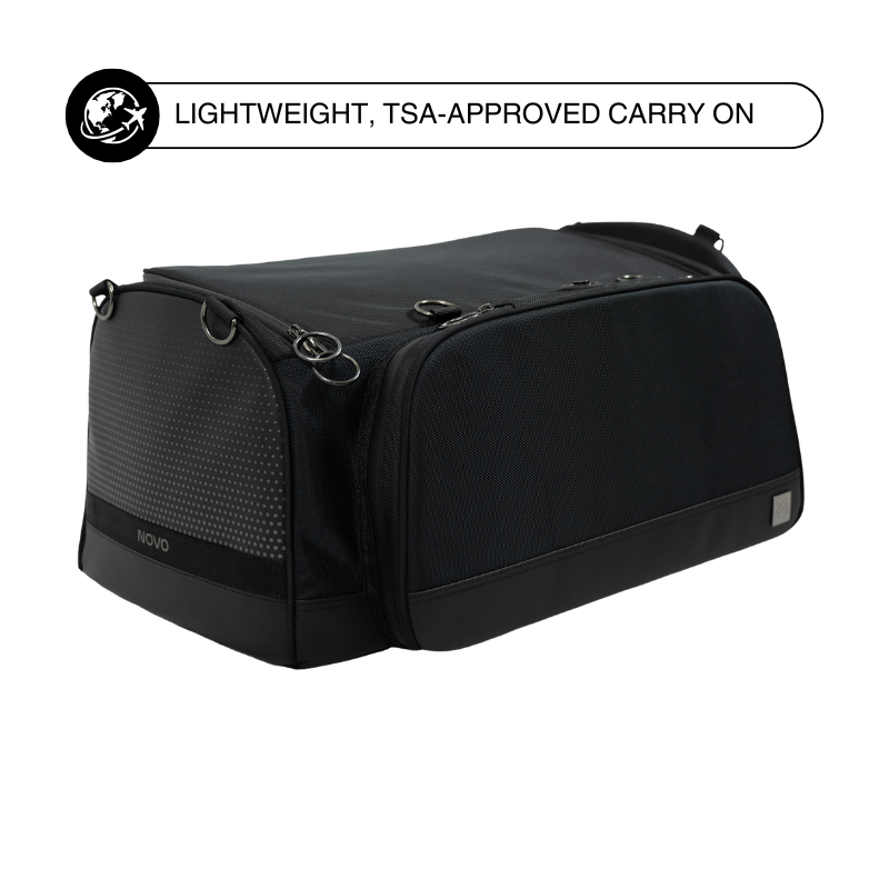 NOVO Smart Bag | Clothing Refresh System Inside